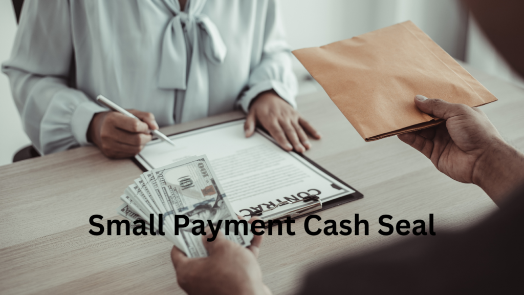 Small Payment Cash Seal