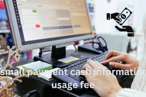 small payment cash information usage fee­
