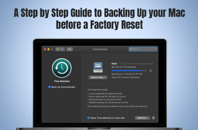 Backing Up Your Mac